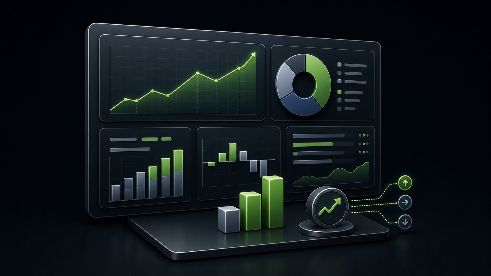 Financial controlling infographic