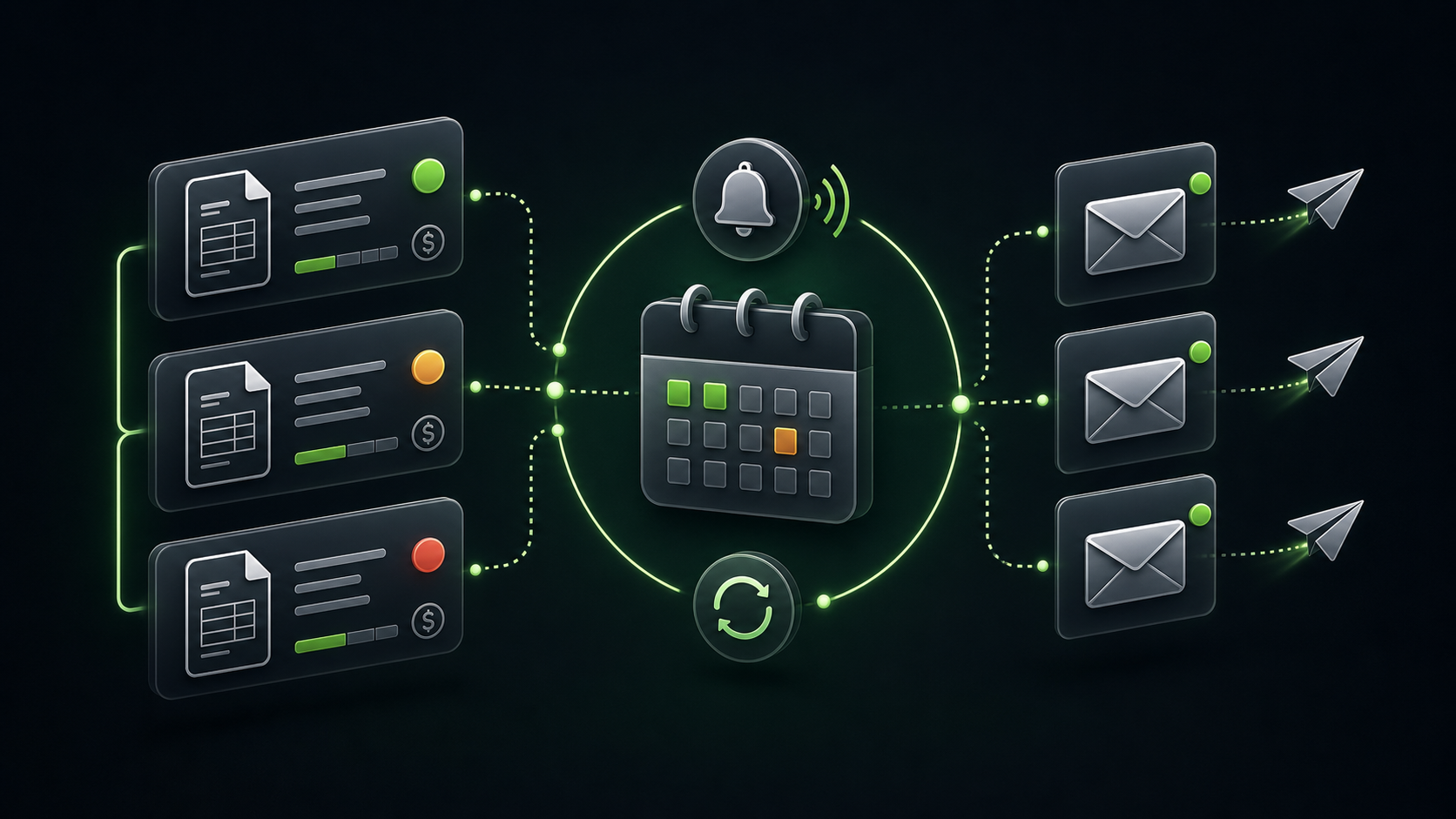 Receivables control infographic