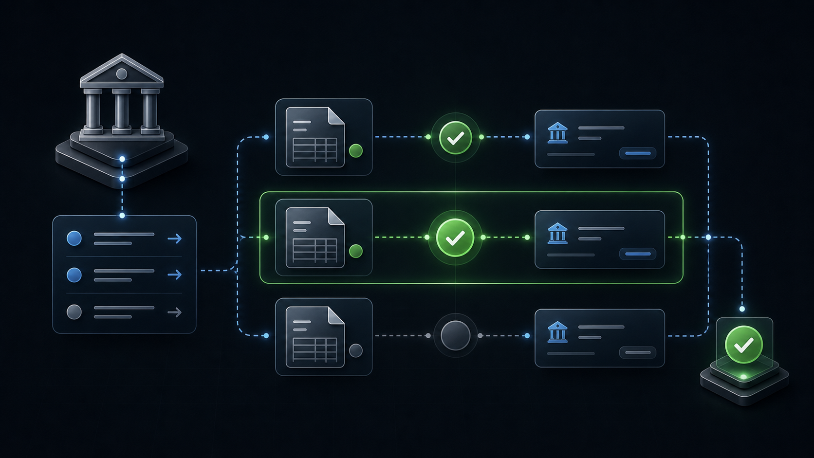 Automated reconciliation infographic
